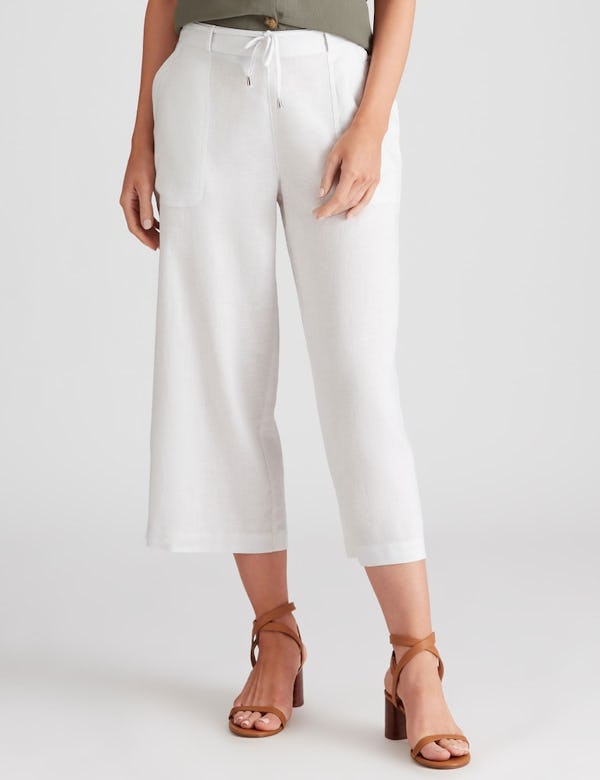 WynneLayers French Terry Wide Leg Crop Pant 20266873 HSN, 44% OFF