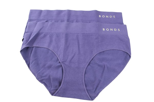 2 Pairs X Bonds Womens Seamless Full Brief Underwear Violet, Australian  Fashion Boutique
