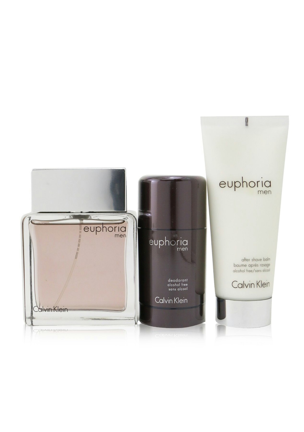Calvin Klein - Euphoria Men Coffret: Eau De Toilette Spray 100ml/ +  Deodorant Stick 75g/ + After Shave Balm 100ml/ - Onceit