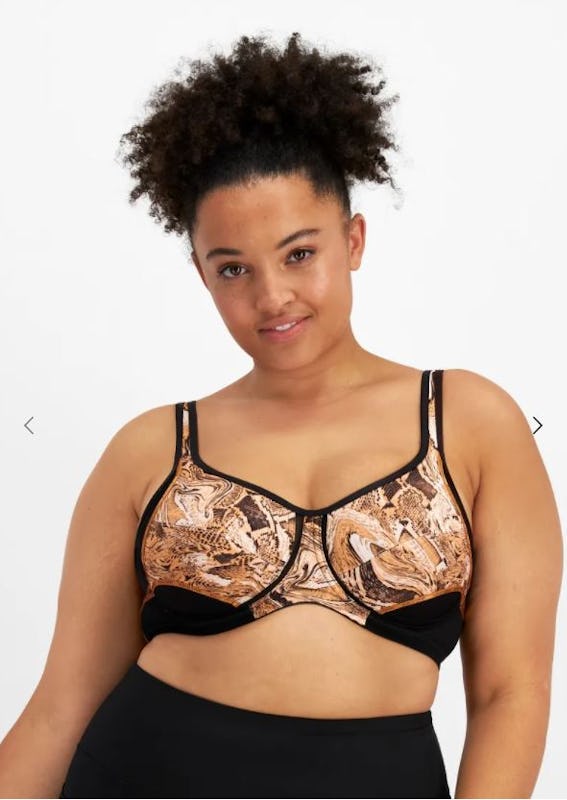 3 x Berlei Electrify Underwire Non-Contour Print Bra Brown Multi Y556WP  Underwire Sports Brown Multi KY5 - Onceit