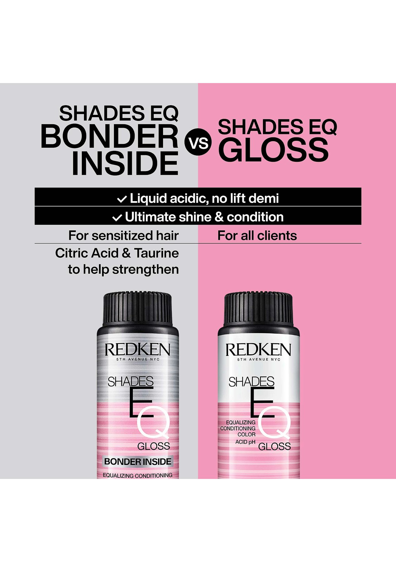 Redken Shades EQ Bonder Inside Demi-Permanent Hair Gloss (60ml) - 010T  Platinum - Onceit