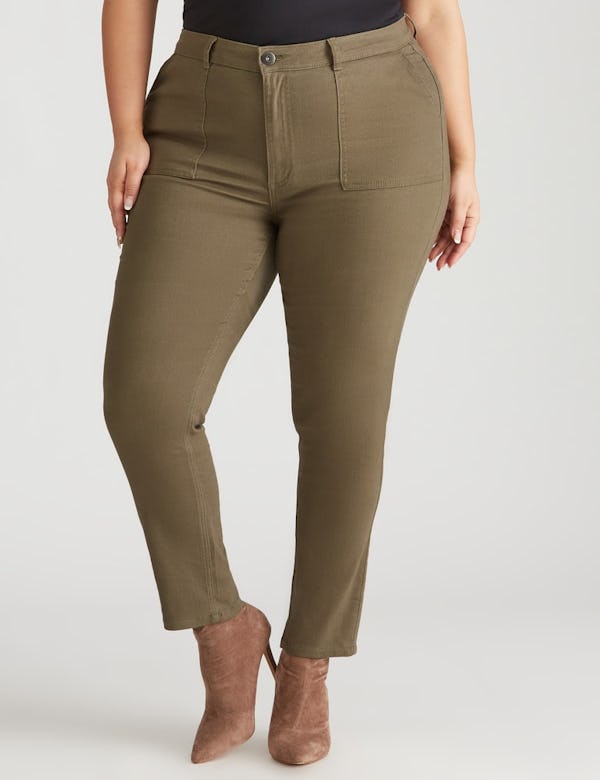 BeMe - Plus Size - Womens Jeans - Brown Jeggings - Leggings - Casual  Fashion
