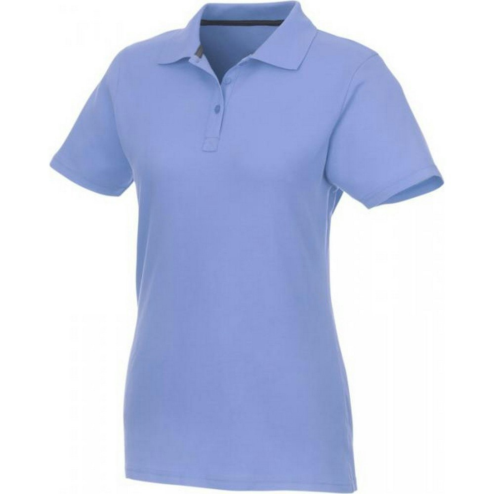 Elevate - Womens/Ladies Helios Short Sleeve Polo Shirt - Light Blue - Onceit