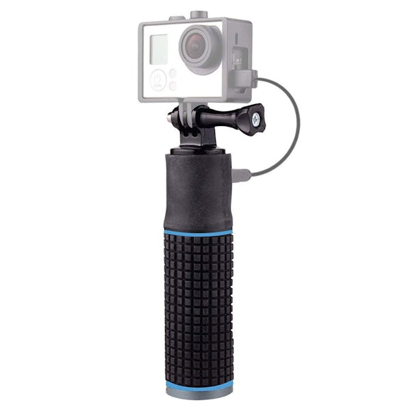 Vivitar Rechargeable Power Hand Grip Holder Mount for Action Camera/Go Pro  Black - Onceit