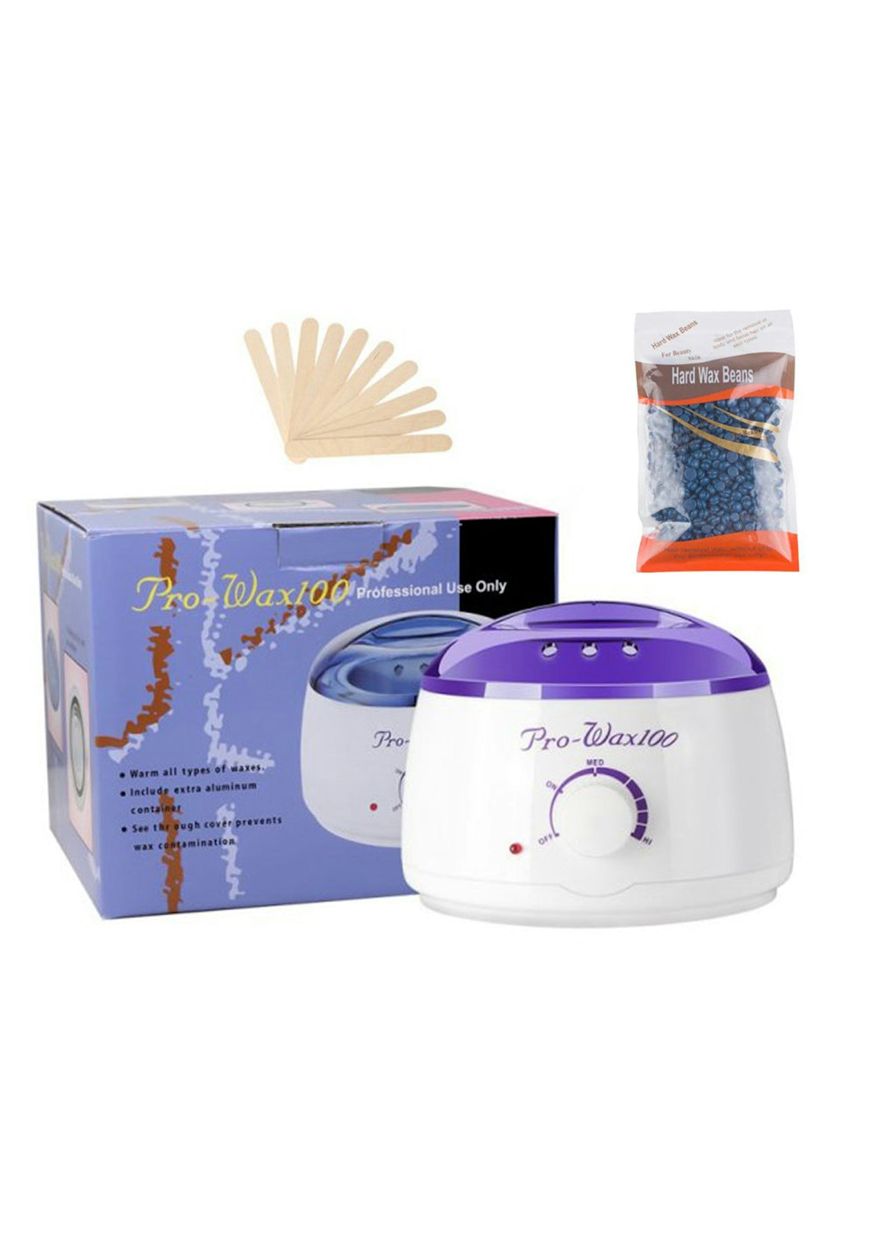 Wax Machine Wax Warmer Kit Hair Remover with Wax Beans - Onceit