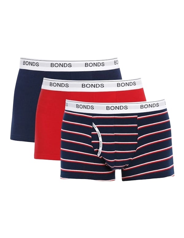 Bonds Men's Underwear Cotton Blend Guyfront Trunk