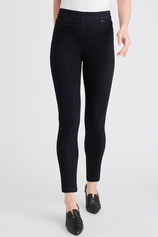 Capture - Womens Jeans - Black Jeggings - Solid Cotton Leggings - Casual  Fashion - All Season - Superstretch Tights - Office Trousers - Work  Clothes. - Onceit